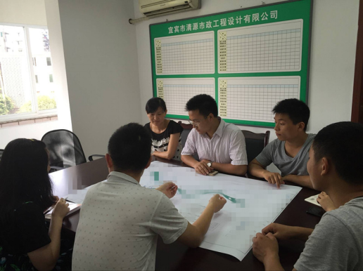 積極進步，設計公司組織新員工學習掌握全市供水概況