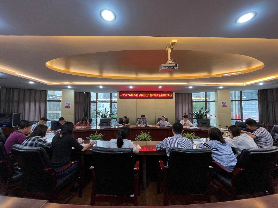 公司一支部召開“以案為鑒，以案促改” 警示教育主題黨日活動(dòng)